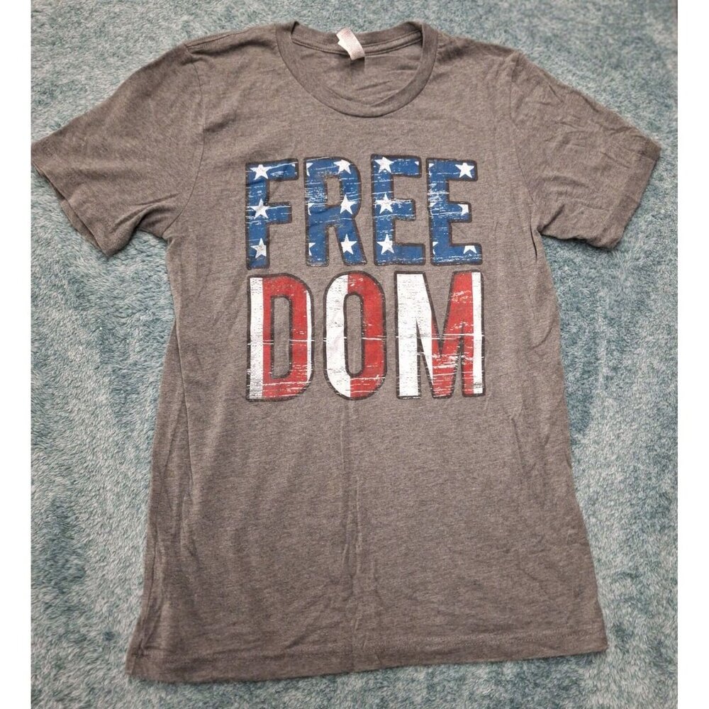 Freedom Graphic T-Shirt By Bella Canvas S
